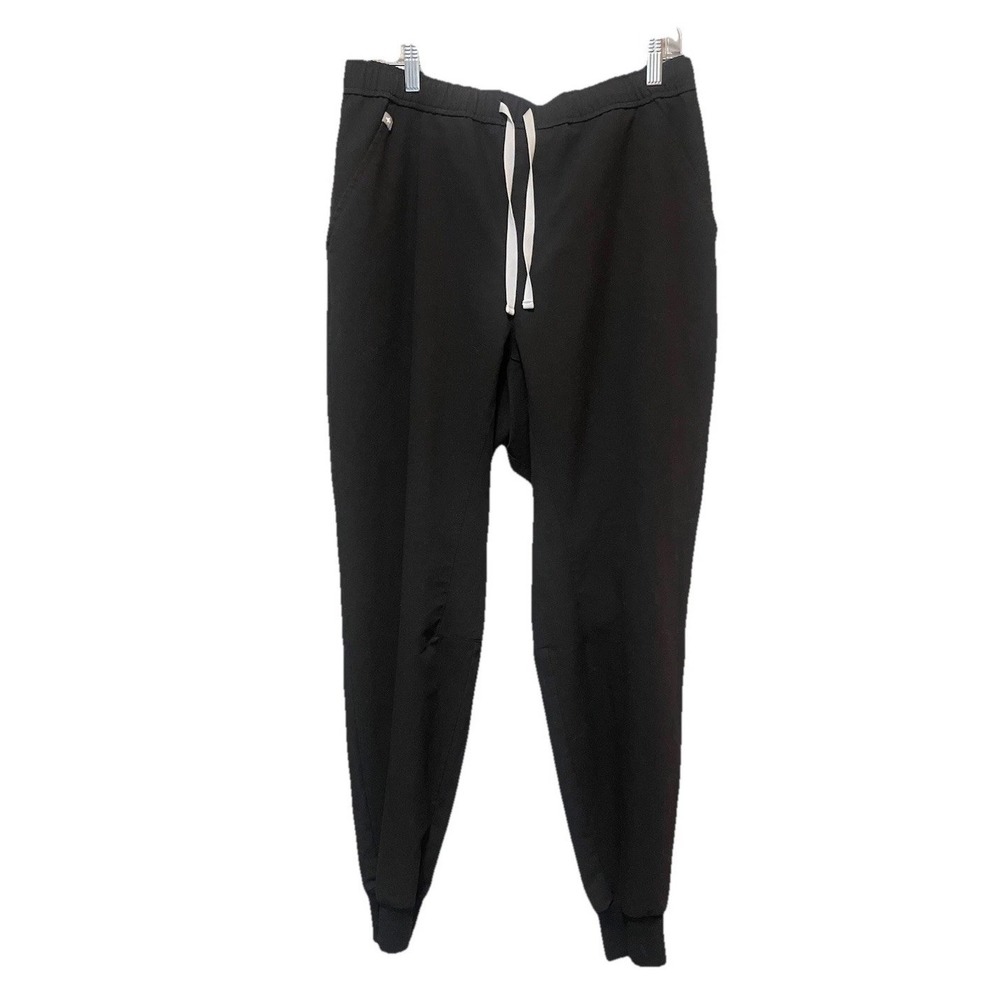 Figs Scrubs Pants Unisex Black Technical Collection 36X30 Jogger Style XL